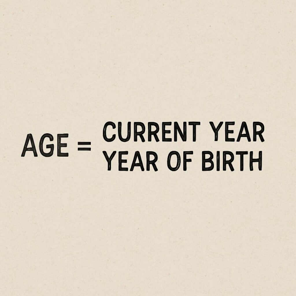 Whats my age 1