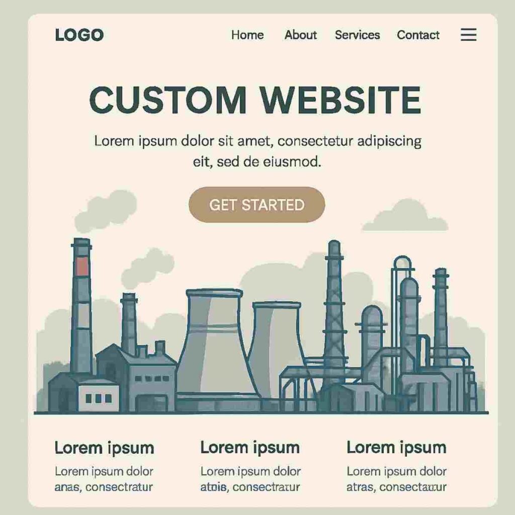 web development company for industrial businesses