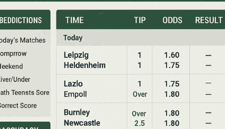 Accurate soccer prediction site